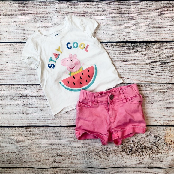 Peppa & GAP Jean Short Outfit - Picture 1 of 4